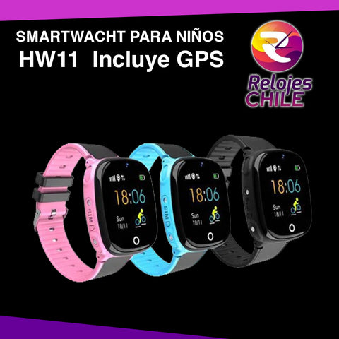 Smartwatch Reloj Para Niños HW11 con  GPS A Prueba Agua